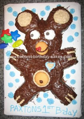 Chocolate Teddy Bear Cake