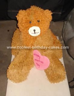 Homemade Teddy Bear Cake
