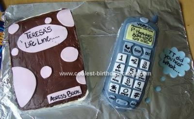 Homemade Telephone Cake