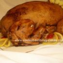 Homemade Thanksgiving Turkey Cake