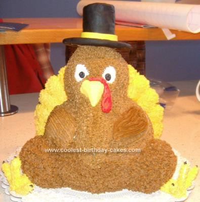 Coolest Thanksgiving Turkey Cake