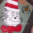 Homemade The Cat in the Hat Cake