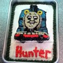 Homemade Thomas the Train Birthday Cake