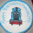 Homemade Thomas the Train Cake