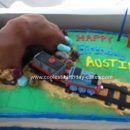 Homemade Thomas Train Birthday Cake