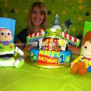 Coolest Three Tier Toy Story Birthday Cake