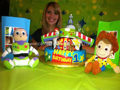Coolest Three Tier Toy Story Birthday Cake