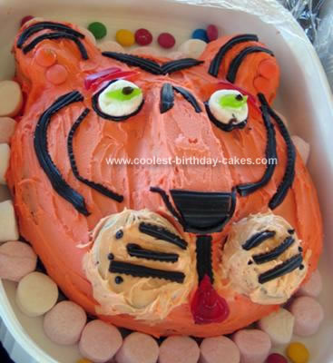 Homemade Tiger Cake