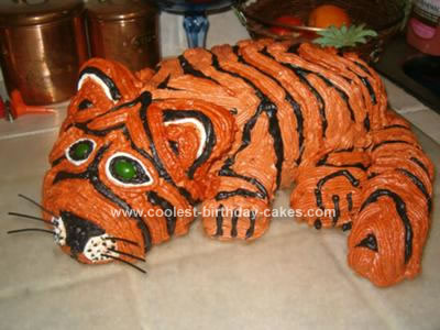 Homemade Tiger Cake