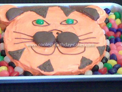 Coolest Tiger Face Cake