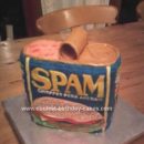 Homemade Tin of Spam Cake