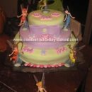 Homemade Tinkerbell and Fairies Cake