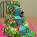 Homemade Tinkerbell and Friends Cake Design