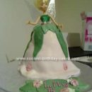 Homemade  Tinkerbell Birthday Cake