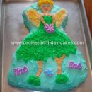 Homemade Tinkerbell Cake