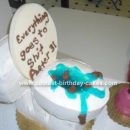 Toilet and Plunger Cake