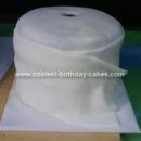 Homemade Toilet Paper Cake