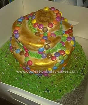 Coolest Topsy Turvy Birthday Cake