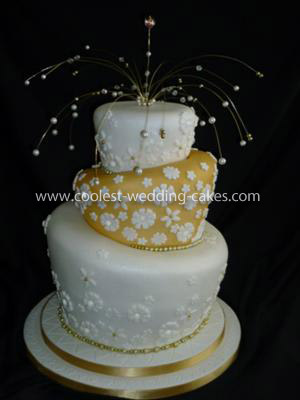 Coolest Topsy Turvy Wedding Cake