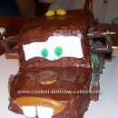 Homemade Tow Mater Cake Idea