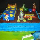 Homemade Toy Story 3rd Birthday Cake