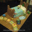 Homemade Toy Story 5th Birthday Cake