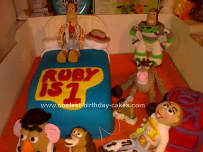 Homemade Toy Story Birthday Cake Design