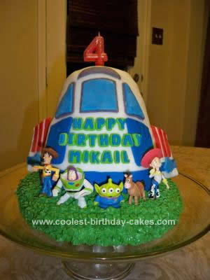 Homemade Toy Story Birthday Cake Idea