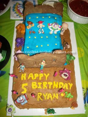 Homemade Toy Story Birthday Cake Idea