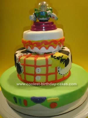 Homemade Toy Story Buzz Cake