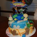 Homemade Toy Story Buzz Lightyear Cake
