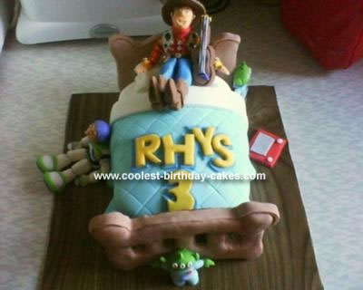 Homemade  Toy Story Cake