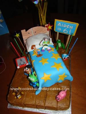 Homemade Toy Story Cake