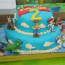 Homemade Toy Story Cake