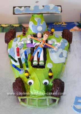 Homemade Toy Story RC Cake