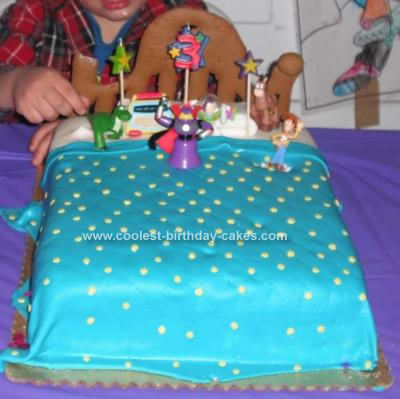 Homemade Toy Story Surprise Cake Design