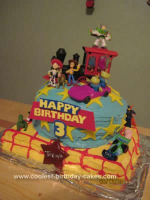 Homemade Toys Story 3 Birthday Cake