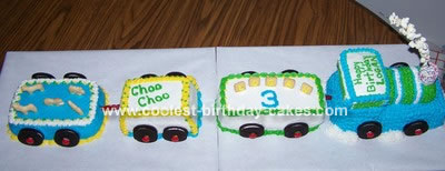 Logan's Birthday Train Cake