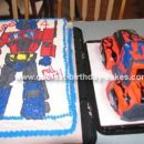 Transformers Optimus Prime Cake