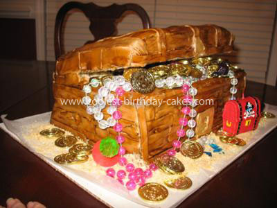 Coolest Treasure Chest Birthday Cake
