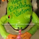 Homemade Tree Frog Fondant Cake