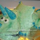 Homemade Triceratops Birthday Cake