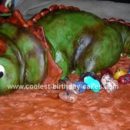 Homemade Triceratops Cake
