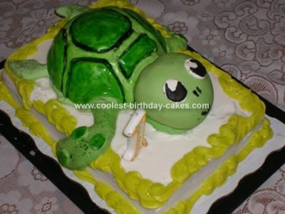 Homemade Turtle Cake