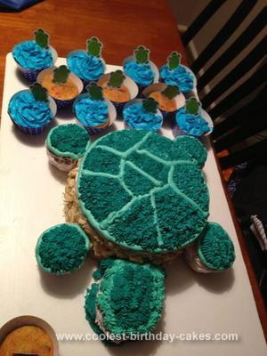 Homemade Turtle Cake