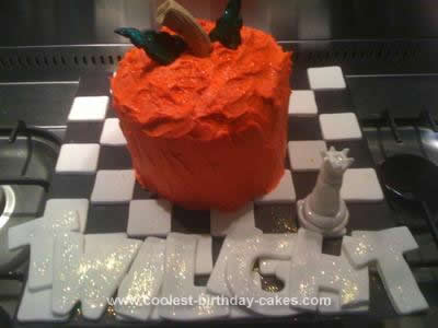 Homemade Twlight Birthday Cake Design