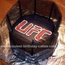 Homemade UFC Birthday Cake Design