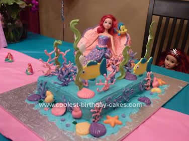Homemade Under the Sea Adventure Birthday Cake