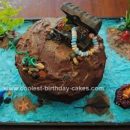 Homemade Underwater Ocean Cake
