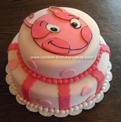 Homemade Uniqua Pink Cake